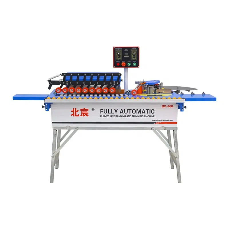 New Straight Edgebander Table Top Automatic Banding For Sale Edge Bander Furniture Making Trimming 5functions Machine DW400